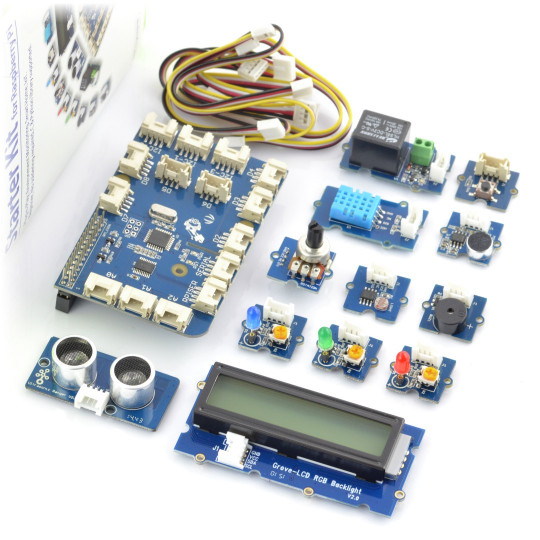 Grove Pi+ Plus StarterKit для Raspberry Pi 4B/3B+/3B/2B