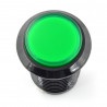 Arcade Push Button 3,3cm - czarny z zielonym podświetleniem - zdjęcie 1