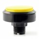 Push Button 6cm - żółty - płaski Push Button 6cm - żółty - płaski