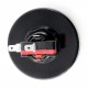 Push Button 6cm - żółty - płaski Push Button 6cm - żółty - płaski