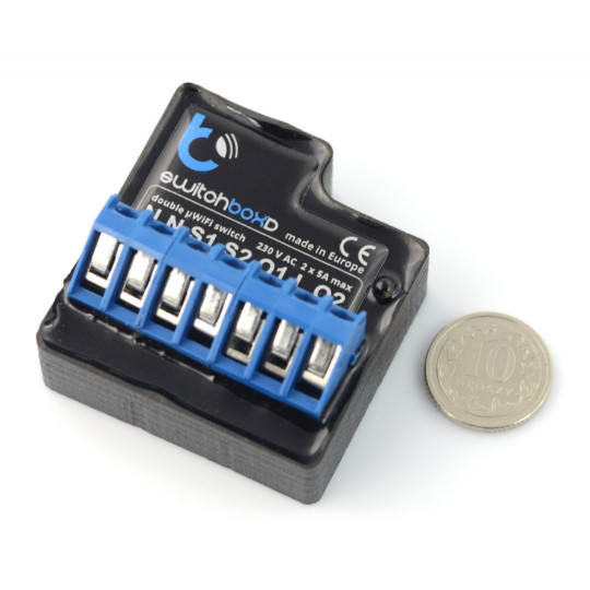 BleBox SwitchBoxD - 2x WiFi реле 230 В - додаток для Android/iOS