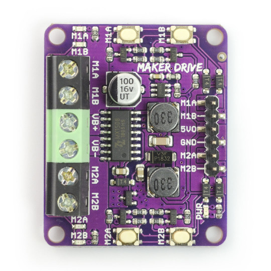 Cytron Maker Drive MX1508 - двоканальний контролер двигуна 9,5 В/1 А