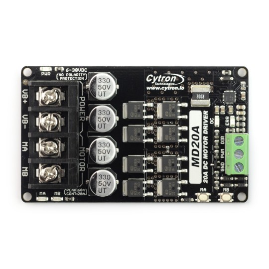 Cytron MD20A - одноканальний контролер двигуна 30V/20A