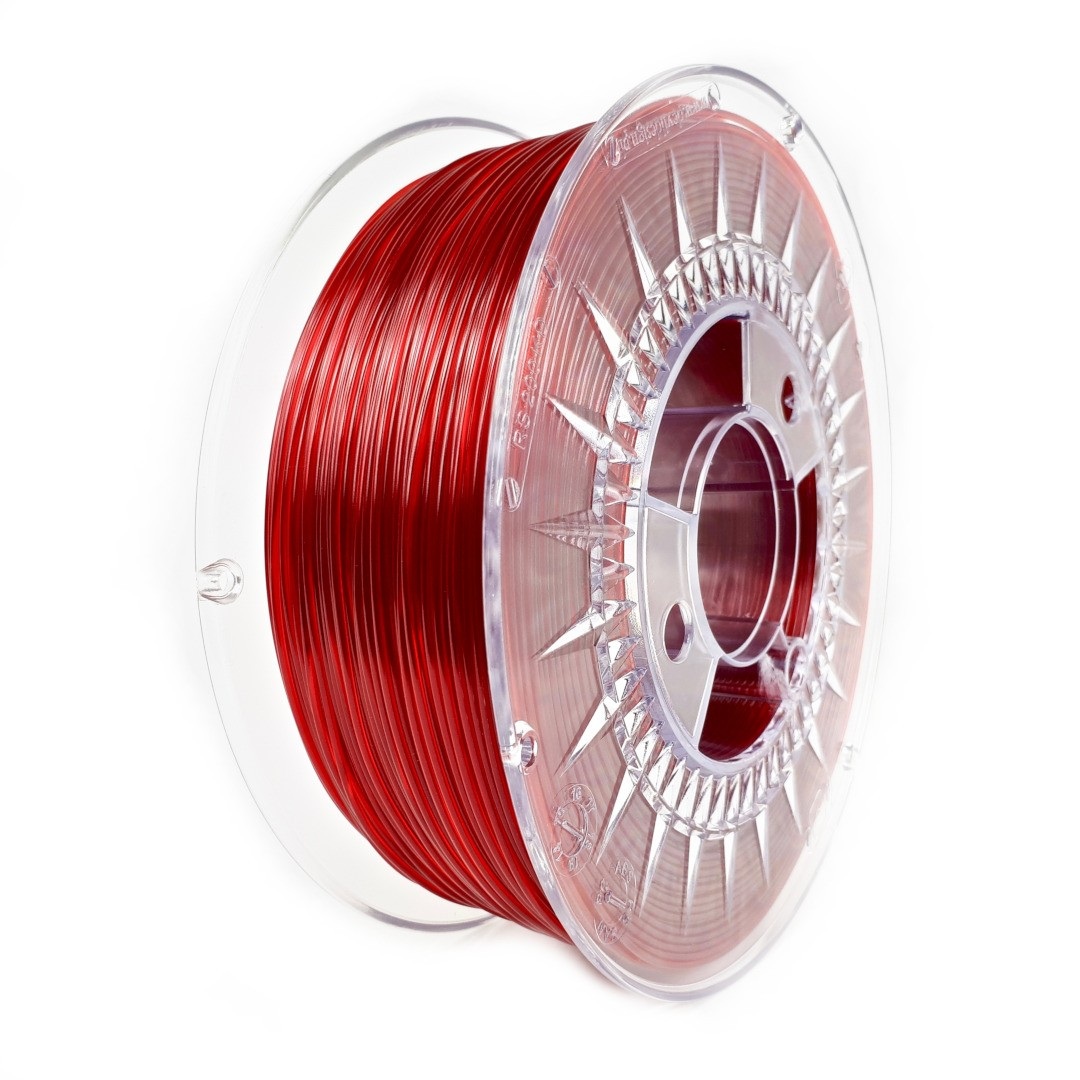 Filament Devil Design PETG 1,75mm 1kg - Ruby Red Transparent