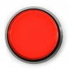 Arcade Push Button 60mm czarna obudowa - czerwony z podświetleniem - zdjęcie 1