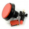 Arcade Push Button 60mm czarna obudowa - czerwony z podświetleniem - zdjęcie 5