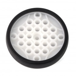 Koło z oponą 65x13mm  - białe