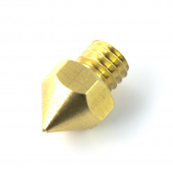 Dysza 0,5mm MK8 - filament 1,75mm - miedź