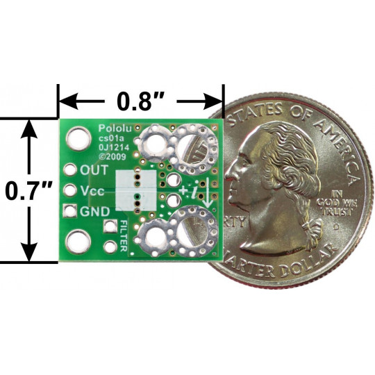 Датчик струму ACHS-7123 -30A до +30A - Pololu 4032