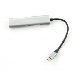 Adapter (HUB) USB typu C na HDMI / USB 3.0 / SD / MicroSD / C port