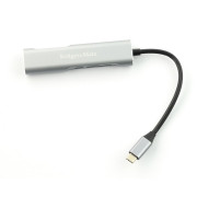 Adapter (HUB) USB typu C na HDMI / USB 3.0 / SD / MicroSD / C port