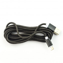 Przewód USB - USB typu C M-Life czarny 2m