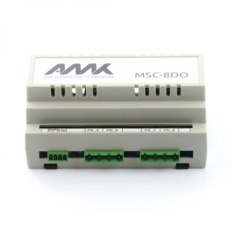 AMK MSC-8DO - HomeController - moduł przekaźników - Modbus RS485