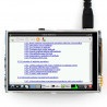 Ekran dotykowy - rezystancyjny LCD TFT 3,5'' 320x480px GPIO dla Raspberry Pi - zdjęcie 3