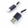 Przewód USB - USB typu C M-Life czarny 2m - zdjęcie 2