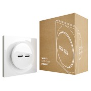 Fibaro Walli N USB Outlet - podwójne gniazdo USB