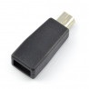Adapter przewód gniazdo mini USB - wtyk micro USB - zdjęcie 1