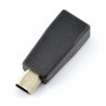 Adapter przewód gniazdo mini USB - wtyk micro USB - zdjęcie 3