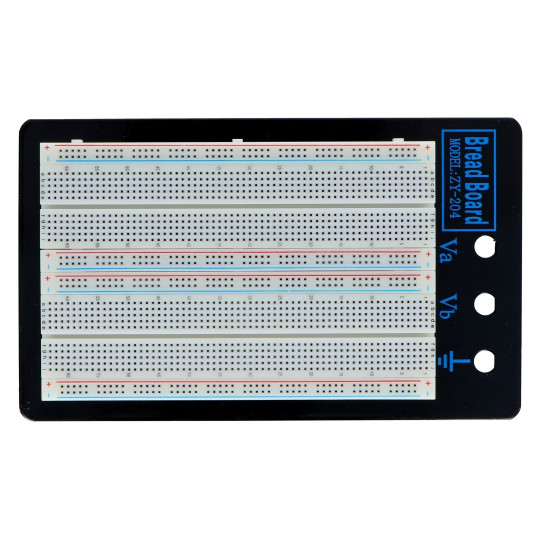 Макетна плата на 1660 отворів з підключенням живлення