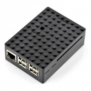 Pi-Blox - Obudwa Raspberry Pi Model 2/B+ - czarna
