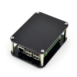 Obudowa do Raspberry Pi 4B/3B+/3B/2B otwarta czarna