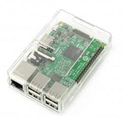 Obudowa przeroczysta otwarta dla raspberry pi