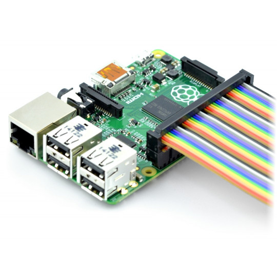 Кабель IDC 40 контактов, гнездо-гнездо, 60 см, для Raspberry Pi 4B/3B+/3B/2B
