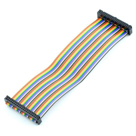 Кабель IDC 40 контактов, гнездо-гнездо, 60 см, для Raspberry Pi 4B/3B+/3B/2B