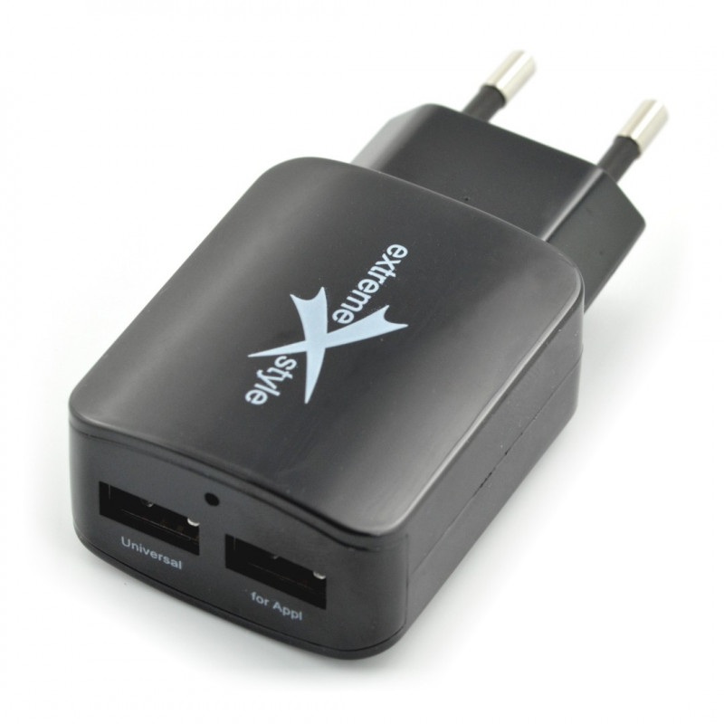 Zasilacz Extreme 2x USB 5V / 2,1A