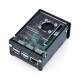 Obudowa Raspberry Pi Model 4B z wentylatorem - czarna Obudowa Raspberry Pi Model 4B z wentylatorem - czarna