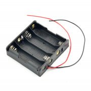 Koszyk na 4 baterie typu AA (R6)