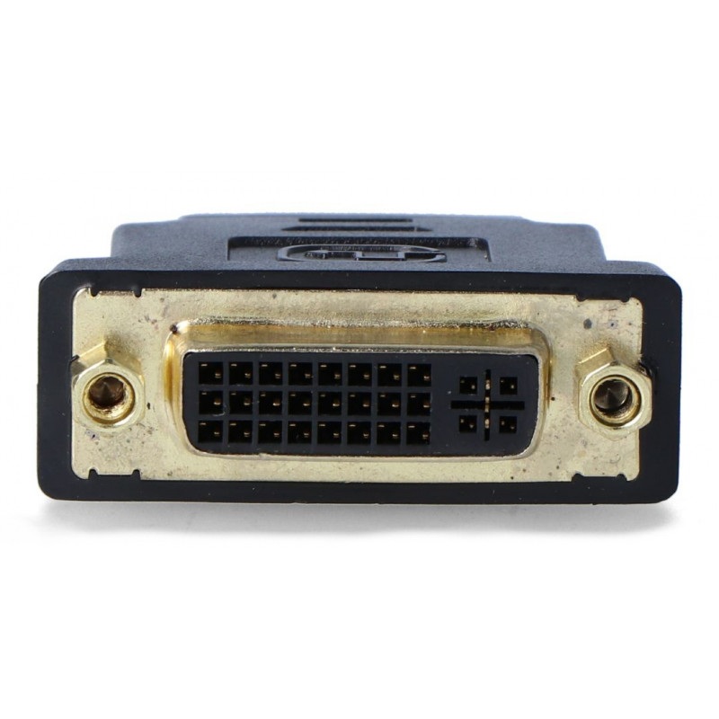 Przejściówka HDMI (wtyk) - DVI-I (gniazdo)