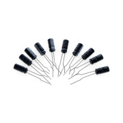 Kondensator elektrolityczny Low ESR 10uF/50V 5x11mm 105C THT - 10szt.