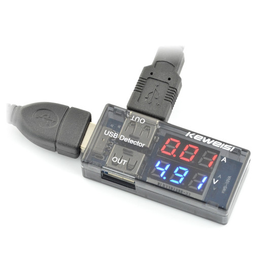 USB Power Detector - вимірювач струму та напруги з USB-порту