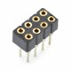 Gniazdo żeńskie 2x4 raster 2 mm Gniazdo żeńskie 2x4 raster 2 mm