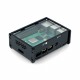 Obudowa Raspberry Pi Model 4B - czarno-przezroczysta Obudowa Raspberry Pi Model 4B - czarno-przezroczysta