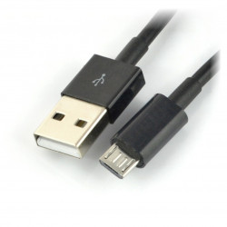 Przewód microUSB B - A - 3m