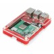 Obudowa do Raspberry Pi Model 4B Pibow Coupé 4 – Czerwona Obudowa do Raspberry Pi Model 4B Pibow Coupé 4 – Czerwona