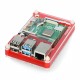 Obudowa do Raspberry Pi Model 4B Pibow Coupé 4 – Czerwona Obudowa do Raspberry Pi Model 4B Pibow Coupé 4 – Czerwona