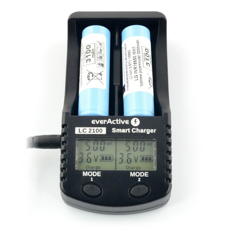 Ładowarka akumulatorów everActive LC-2100 18650