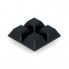 Nóżki samoprzylepne kwadratowe 12x12mm - 4szt.