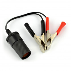 Gniazdo zapalniczki samochodowej z krokodylkami CS-11