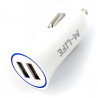 Ładowarka samochodowa M-life 5V/2.1A 2 x USB Ładowarka samochodowa M-life 5V/2.1A 2 x USB - zdjęcie 1