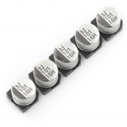 Kondensator elektrolityczny 100uF/16V SMD - 5 szt.
