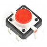 Tact Switch 12x12, 7mm THT 6pin - czerwone podświetlenie - zdjęcie 1