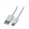Przewód eXtreme USB 2.0 Typ-C biały - 1,5m - zdjęcie 1