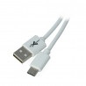 Przewód eXtreme USB 2.0 Typ-C biały - 1m - zdjęcie 1