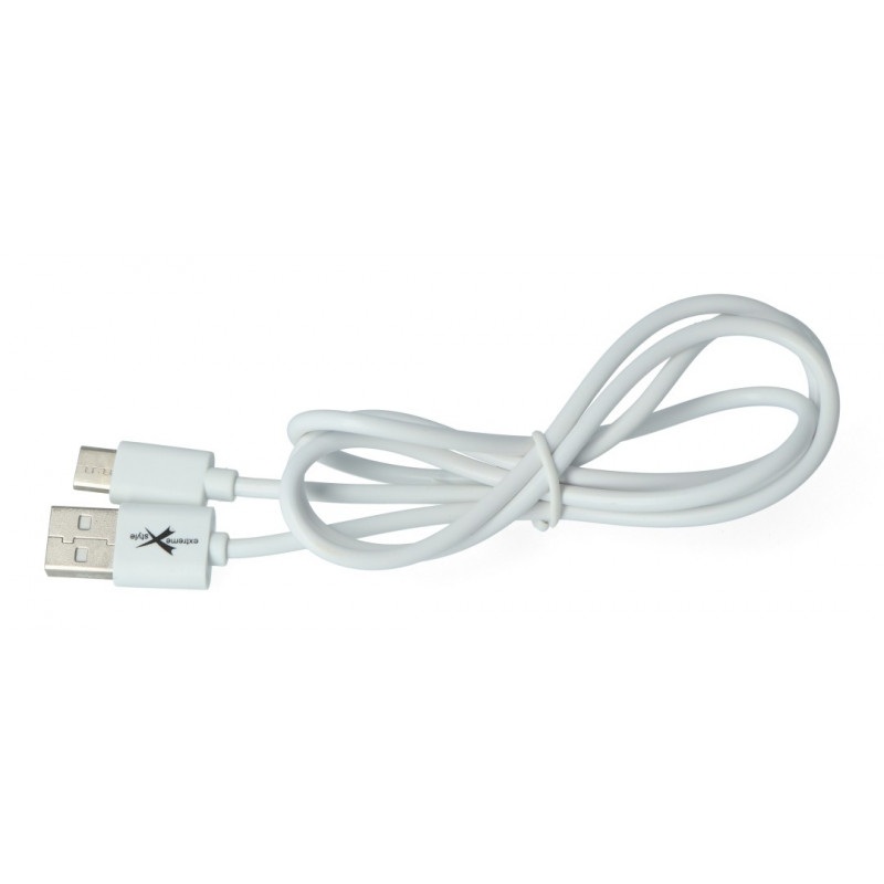Przewód eXtreme USB 2.0 Typ-C biały - 1m