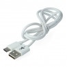 Przewód eXtreme USB 2.0 Typ-C biały - 1m - zdjęcie 3