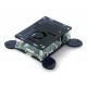 Obudowa Raspberry Pi model 4B Vesa do montażu na monitor - czarno-przezroczysta - LT-4B17 Obudowa Raspberry Pi model 4B Vesa do montażu na monitor - czarno-przezroczysta - LT-4B17